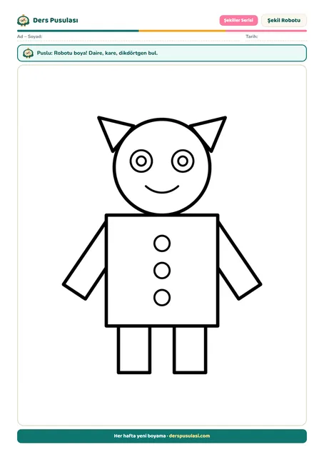 Şekil Robotu önizlemesi