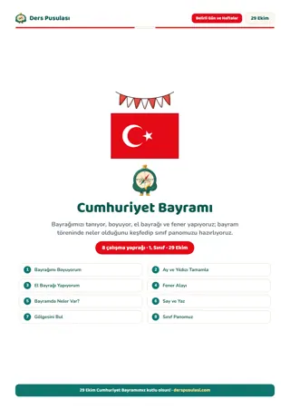 29 Ekim Cumhuriyet Bayramı Seti önizlemesi