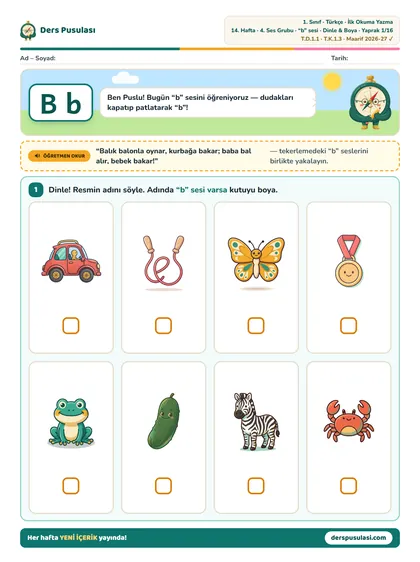 Dinle & Boya yaprağı önizlemesi