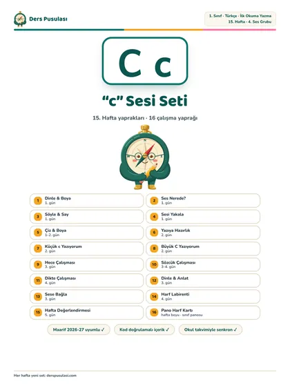 “c” Sesi Seti önizlemesi