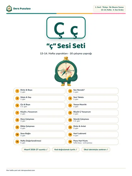 “ç” Sesi Seti önizlemesi