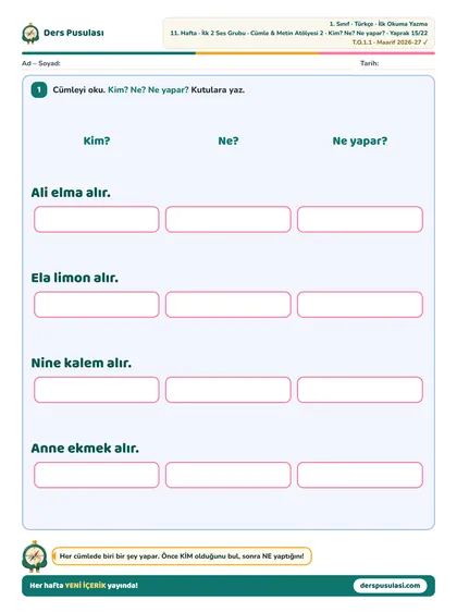 Kim? Ne? Ne yapar? yaprağı önizlemesi