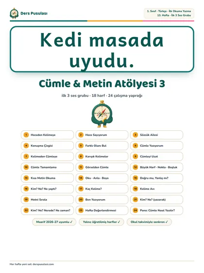 Cümle & Metin Atölyesi 3 önizlemesi