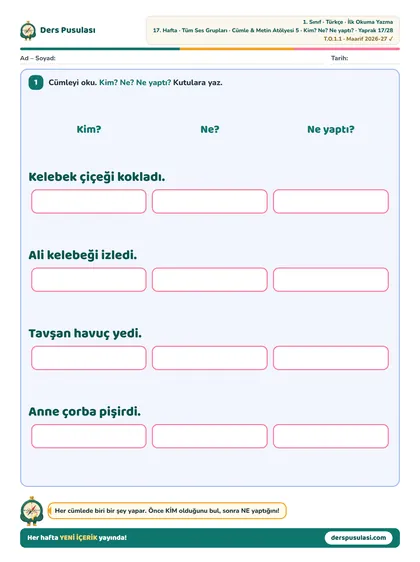Kim? Ne? Ne yaptı? yaprağı önizlemesi