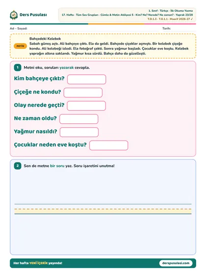 Kim? Ne? Nerede? Ne zaman? yaprağı önizlemesi