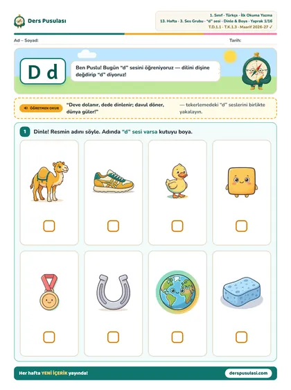 Dinle & Boya yaprağı önizlemesi