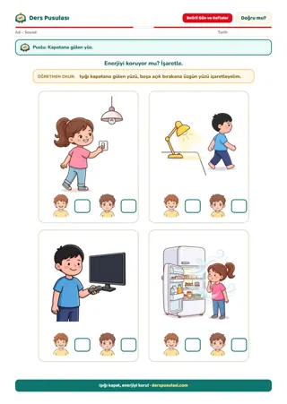 Enerjiyi Koruyor mu? yaprağı önizlemesi