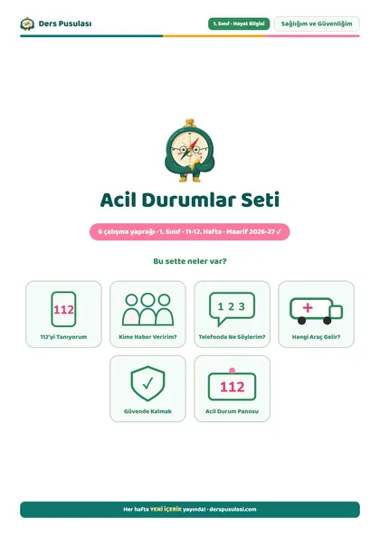 Acil Durumlar Seti önizlemesi