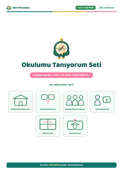 Okulumu Tanıyorum Seti önizlemesi