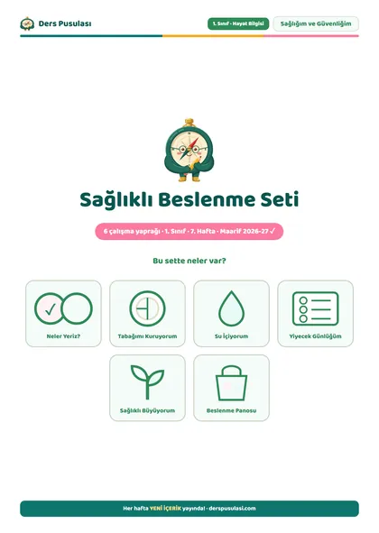 Sağlıklı Beslenme Seti önizlemesi