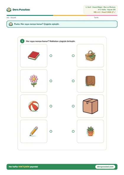 Eşyaların Kuralı yaprağı önizlemesi