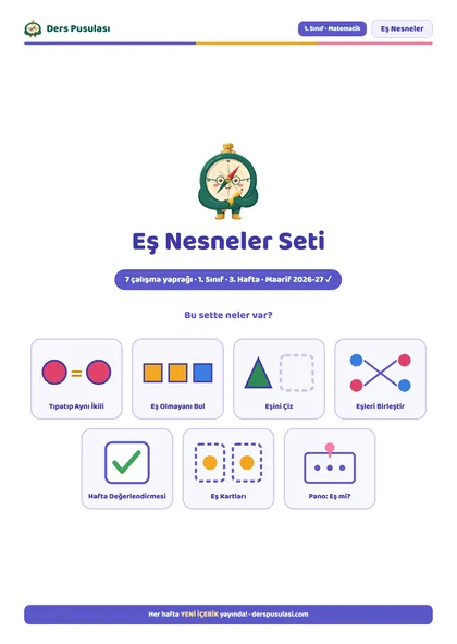 Eş Nesneler Seti önizlemesi