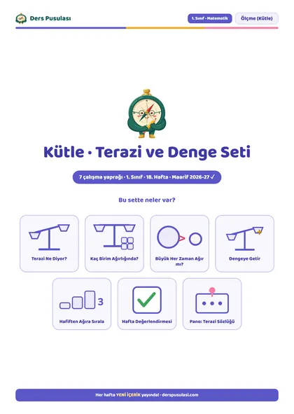 Kütle · Terazi ve Denge Seti önizlemesi