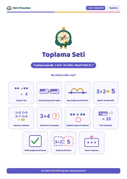 Toplama Seti önizlemesi