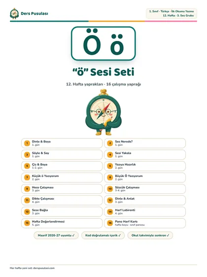 “ö” Sesi Seti önizlemesi
