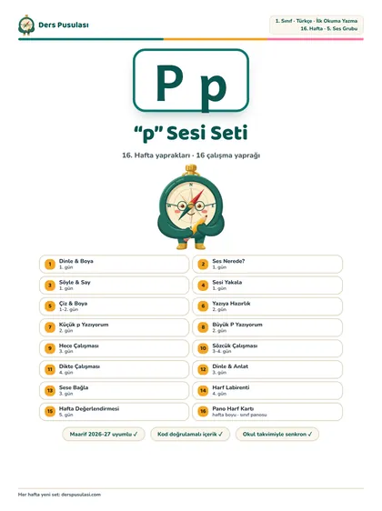 “p” Sesi Seti önizlemesi