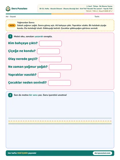 Kim? Ne? Nerede? Ne zaman? yaprağı önizlemesi