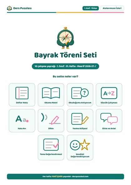Bayrak Töreni Seti önizlemesi