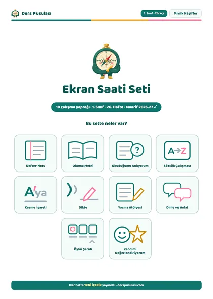 Ekran Saati Seti önizlemesi