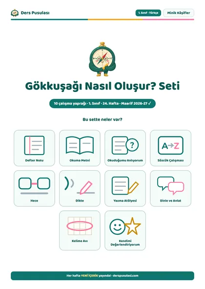 Gökkuşağı Nasıl Oluşur? Seti önizlemesi