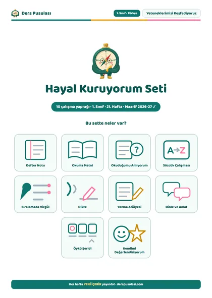 Hayal Kuruyorum Seti önizlemesi