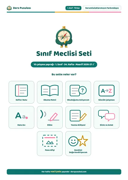 Sınıf Meclisi Seti önizlemesi