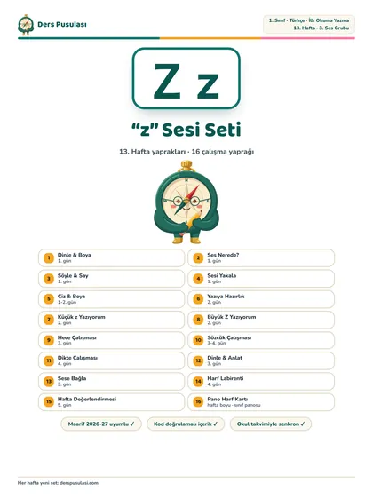 “z” Sesi Seti önizlemesi