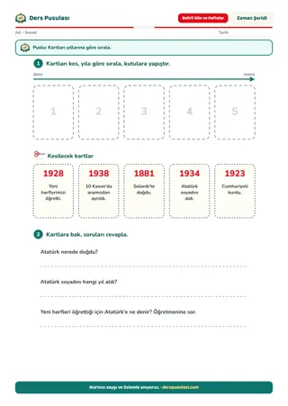 Atatürk'ün Hayatından yaprağı önizlemesi