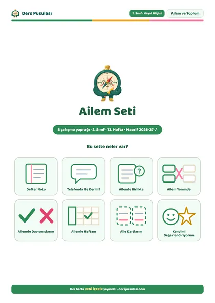 Ailem Seti önizlemesi