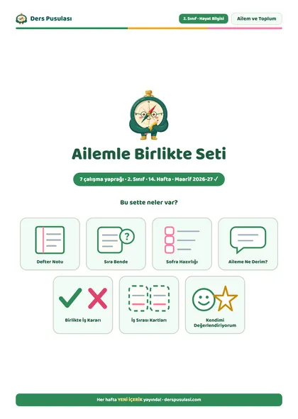 Ailemle Birlikte Seti önizlemesi