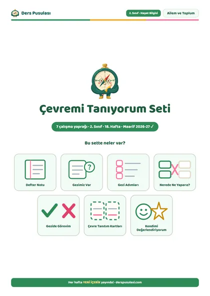 Çevremi Tanıyorum Seti önizlemesi