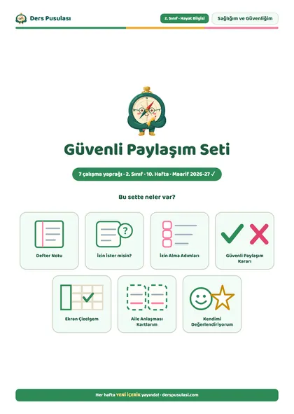 Güvenli Paylaşım Seti önizlemesi