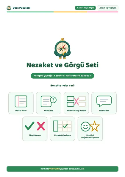 Nezaket ve Görgü Seti önizlemesi
