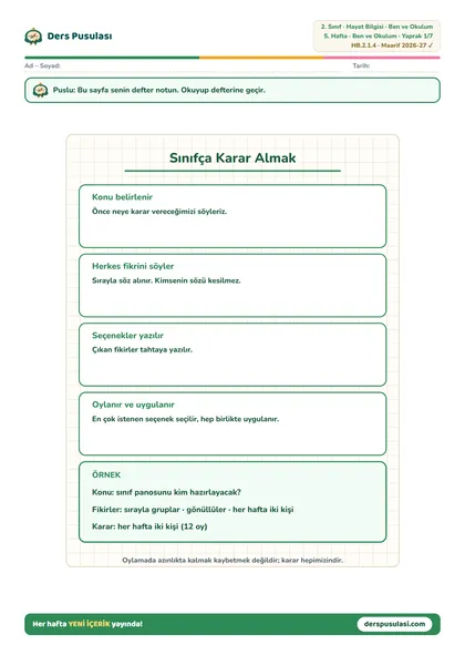 Defter Notu yaprağı önizlemesi