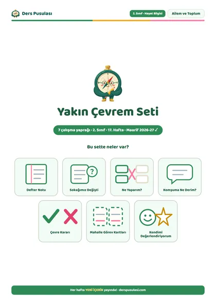 Yakın Çevrem Seti önizlemesi