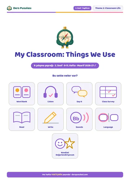 My Classroom: Things We Use önizlemesi