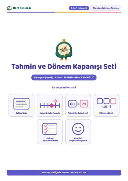 Tahmin ve Dönem Kapanışı Seti önizlemesi