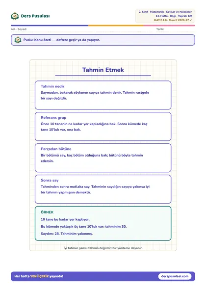 Defter Notu yaprağı önizlemesi