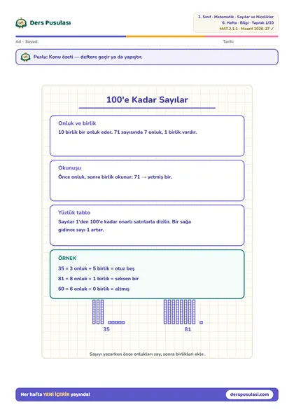 Defter Notu yaprağı önizlemesi