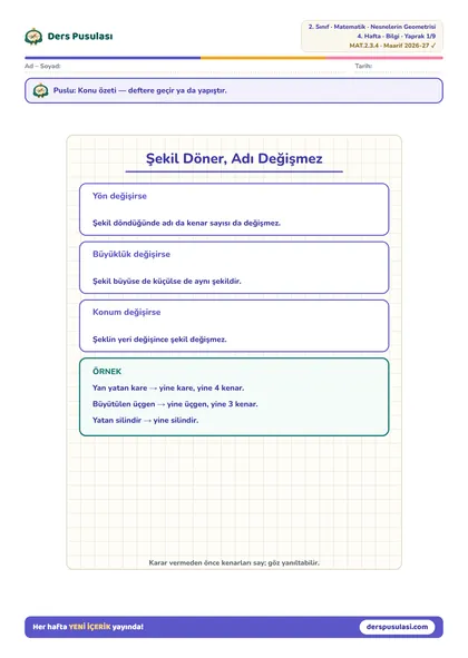 Defter Notu yaprağı önizlemesi