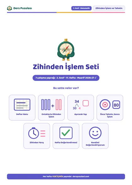Zihinden İşlem Seti önizlemesi