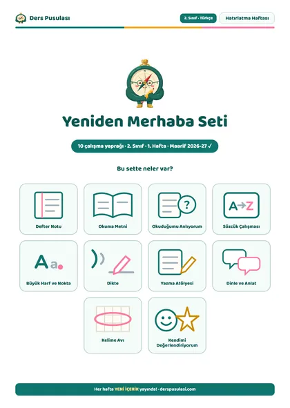 Yeniden Merhaba Seti önizlemesi