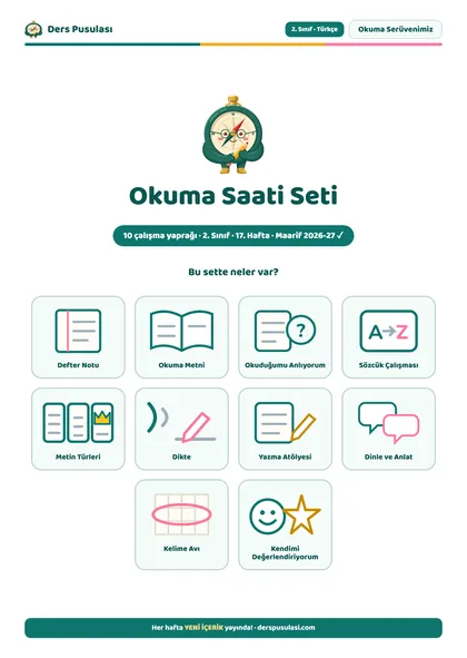 Okuma Saati Seti önizlemesi