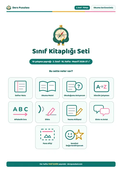 Sınıf Kitaplığı Seti önizlemesi