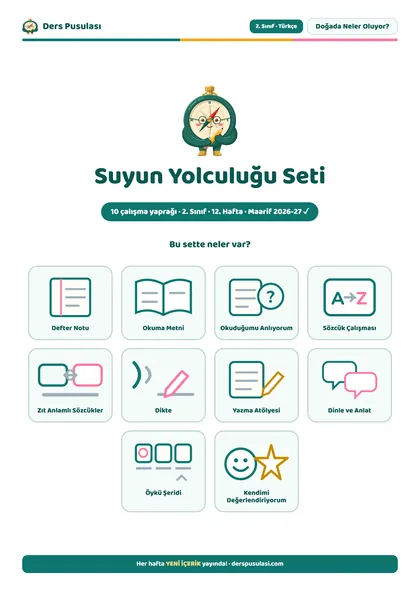 Suyun Yolculuğu Seti önizlemesi