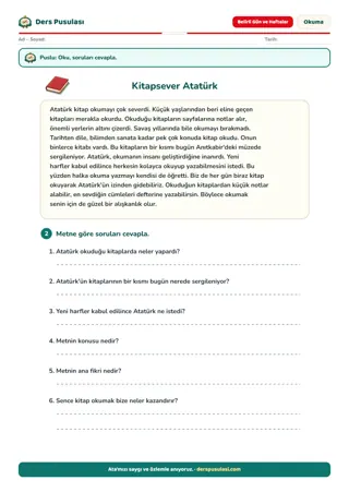 Kitapsever Atatürk yaprağı önizlemesi