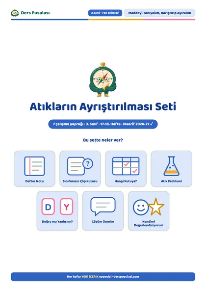 Atıkların Ayrıştırılması Seti önizlemesi