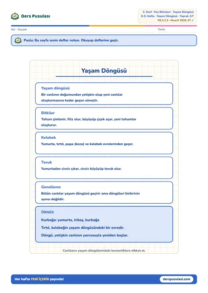 Defter Notu yaprağı önizlemesi
