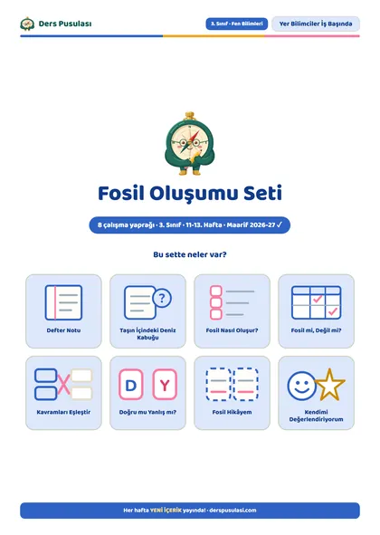 Fosil Oluşumu Seti önizlemesi