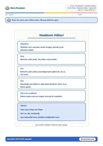 Defter Notu yaprağı önizlemesi